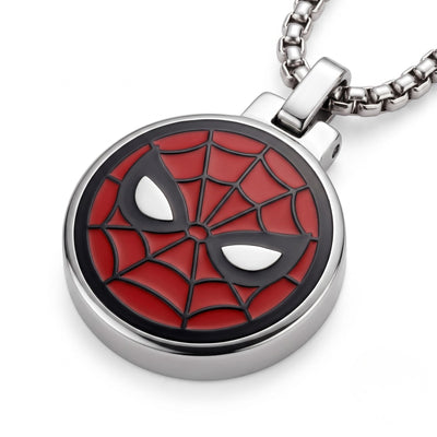 Collana Spider-Man Maschera con Smalto - Marvel