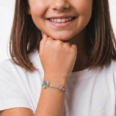Bracciale Stitch & Fiore - Disney