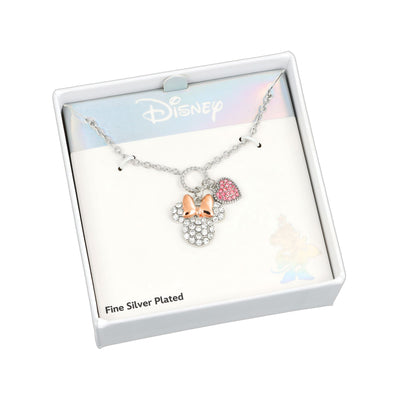 Collana Minnie Mouse Pavé con Charm Cuore - Disney
