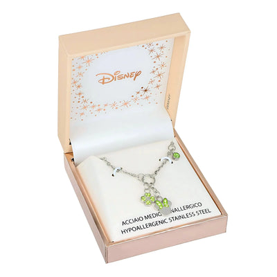Collana Minnie con Quadrifoglio - Argento, Verde - VitaMea