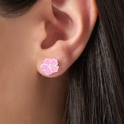Orecchini Stitch & Angel Hibiscus - Disney