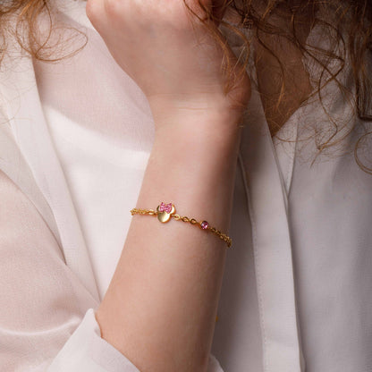 Bracciale Minnie con Fiocco Rosa - VitaMea - B600588YRPL - B.CS - Bracciale - 