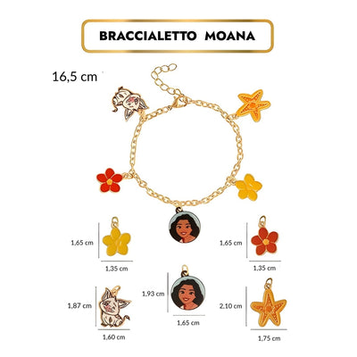 Bracciale Moana 2 Vaiana Charm - Disney - VitaMea - BH00428YL-65.CS - Bracciale - 