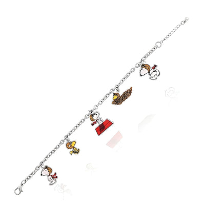 Bracciale Peanuts Snoopy & Woodstock - VitaMea - BH00493RL-75.CS - Bracciale - 