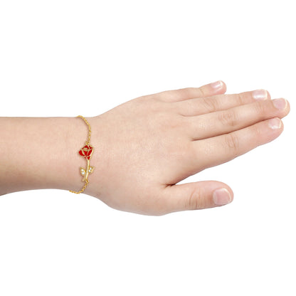 Bracciale Rosa di La Bella e la Bestia - VitaMea - BS00039YZWL-55.CS - Bracciale - 