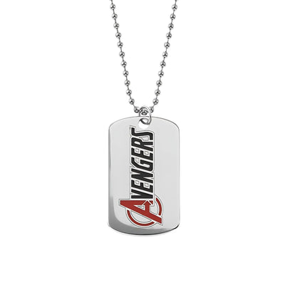 Collana Avengers - Smalto Nero e Rosso - VitaMea