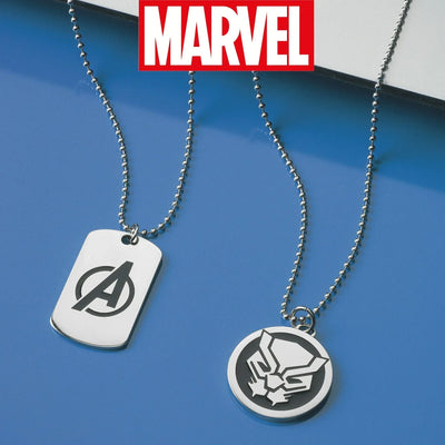 Collana Avengers - Smalto Nero - VitaMea