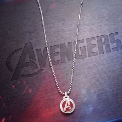 Collana Avengers Logo con Smalto - Marvel - VitaMea - C601047L-M.CS - Collana -