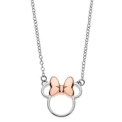 Collana Fiocco Minnie Mouse - Disney - VitaMea - NS00001TL-157.CS - Collana - Argento
