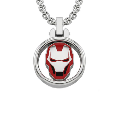 Collana Iron Man Maschera con Smalto - Marvel - VitaMea - C601053L-M.CS - Collana -