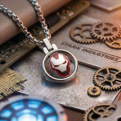 Collana Iron Man Maschera con Smalto - Marvel - VitaMea - C601053L-M.CS - Collana -