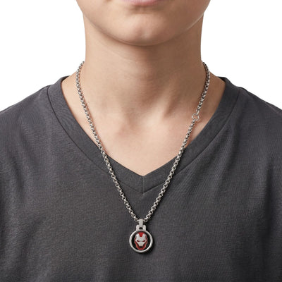 Collana Iron Man Maschera con Smalto - Marvel - VitaMea - C601053L-M.CS - Collana -