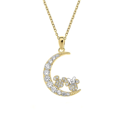 Collana Luna Topolino e Minnie - Disney - VitaMea - CS00031QZWL-P.CS - Collana - 