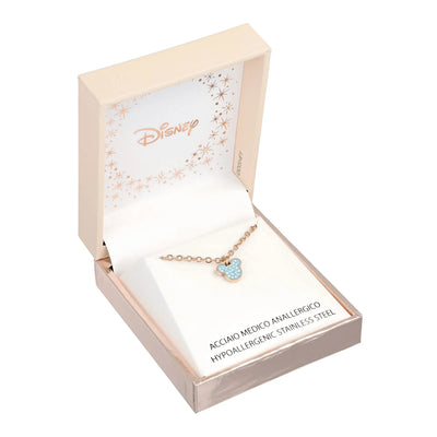 Collana Mickey Blu - Oro Rosato - VitaMea