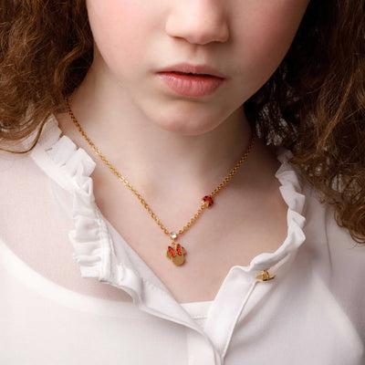 Collana Minnie e Coccinella - Oro - VitaMea