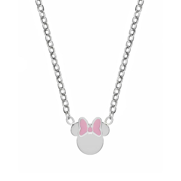 Collana Minnie Mouse - Smalto Rosa - VitaMea