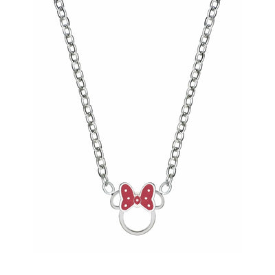 Collana Minnie Mouse - Smalto Rosso - VitaMea