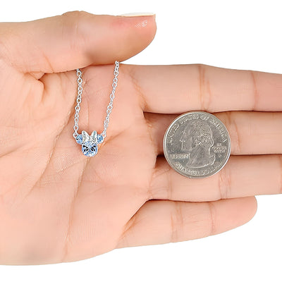 Collana Minnie Mouse con Cristalli Azzurri - Disney - VitaMea - NF00267SDEC16.CS - Collana -