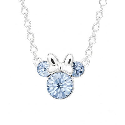 Collana Minnie Mouse con Cristalli Azzurri - Disney - VitaMea - NF00267SDEC16.CS - Collana -