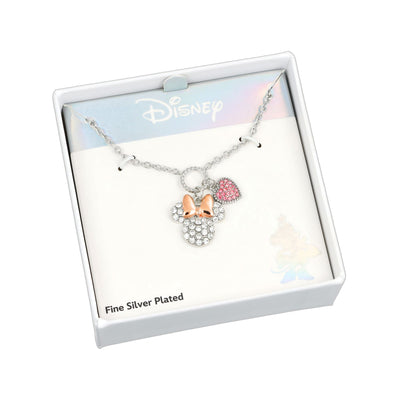 Collana Minnie Mouse Pavé con Charm Cuore - Disney - VitaMea - NF00926TRML-16.CS - Collana -