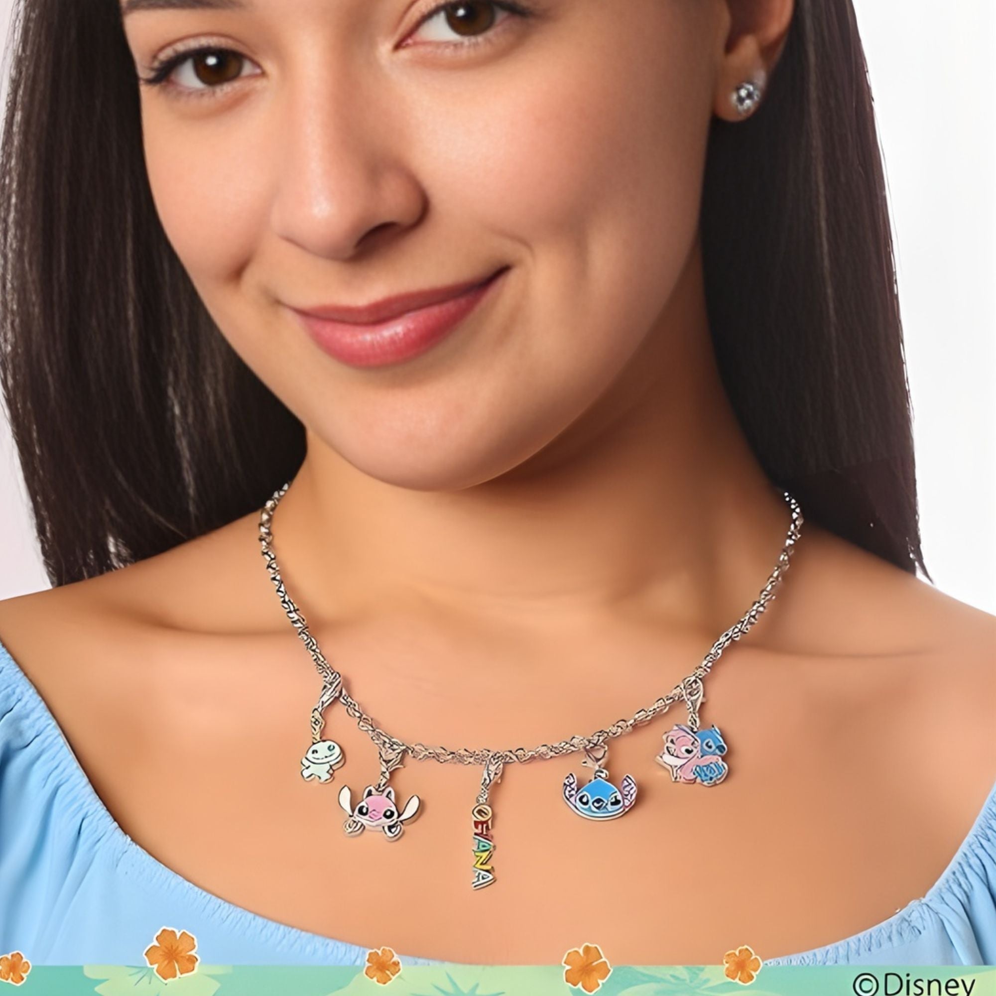 Collana Multi - Charm Stitch - Disney - VitaMea - SH01325RL.CS - Collana - 