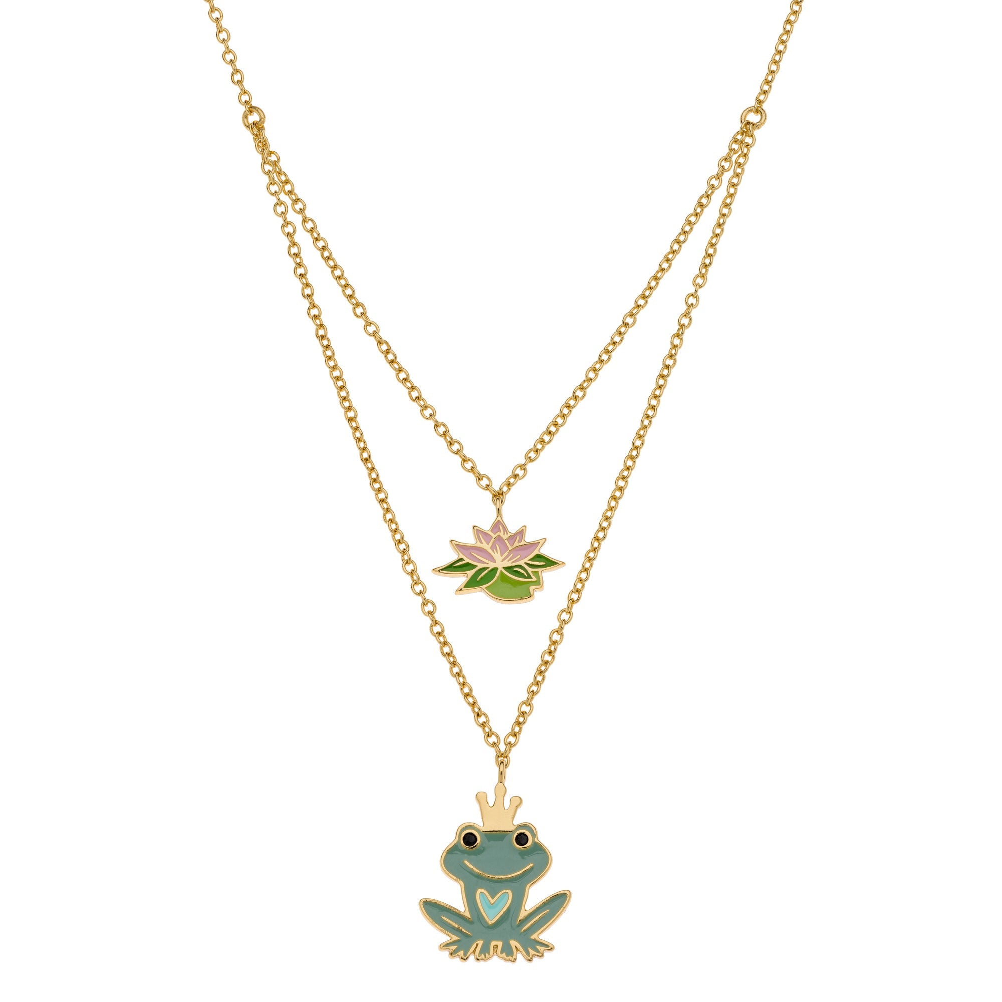 Collana Ranocchio & Fiore di Loto - VitaMea - NS00047YZCL - 157 - Collana - 