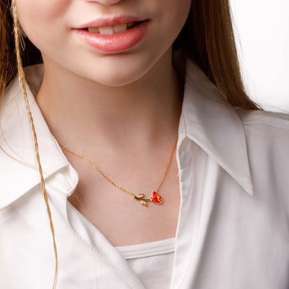 Collana Rosa di Cenerentola - VitaMea - NS00019YZWL - 157C - Collana - 