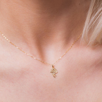 Collana Rosa La Bella e la Bestia - Disney - VitaMea - CG00005L-O.CS - Collana - 
