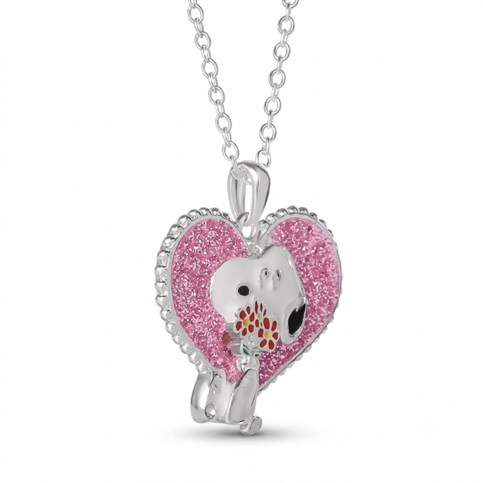 Collana Snoopy Cuore Glitter - Peanuts - VitaMea - CF01662SRWL-Q.CS - Collana -