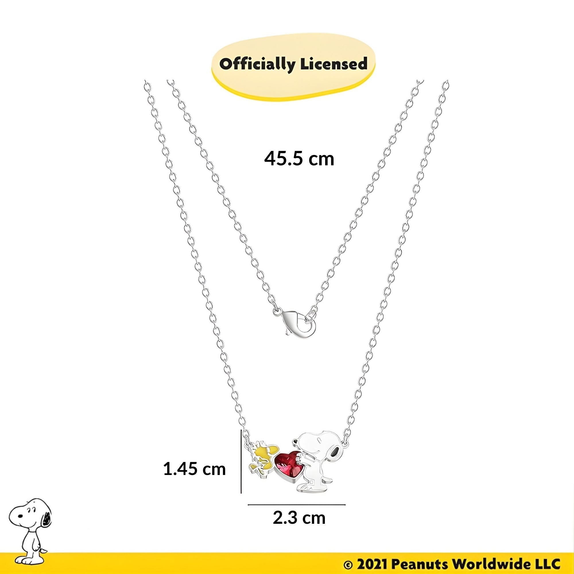 Collana Snoopy & Woodstock - Peanuts - VitaMea - NF00747SRPL-18.CS - Collana - 