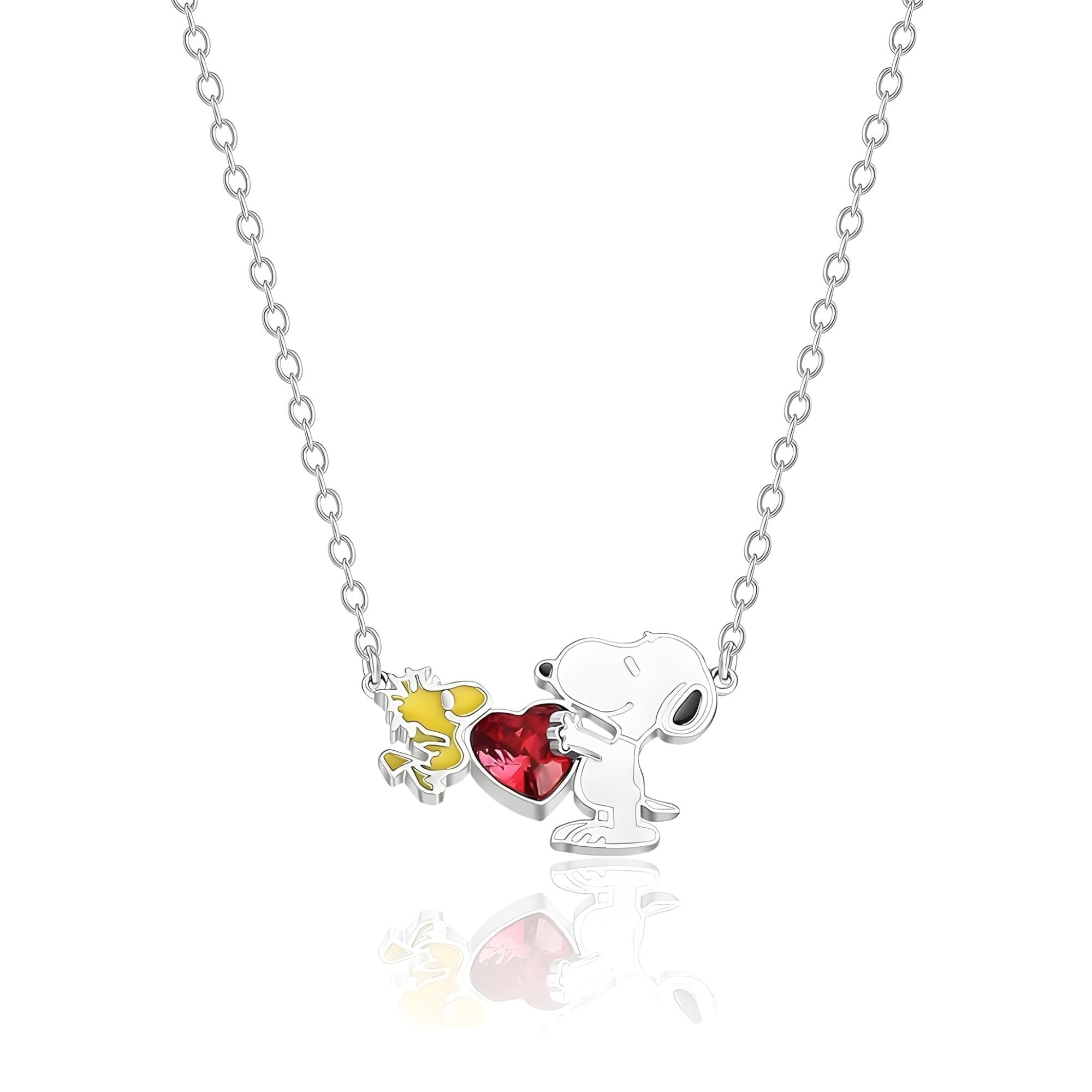 Collana Snoopy & Woodstock - Peanuts - VitaMea - NF00747SRPL-18.CS - Collana - 