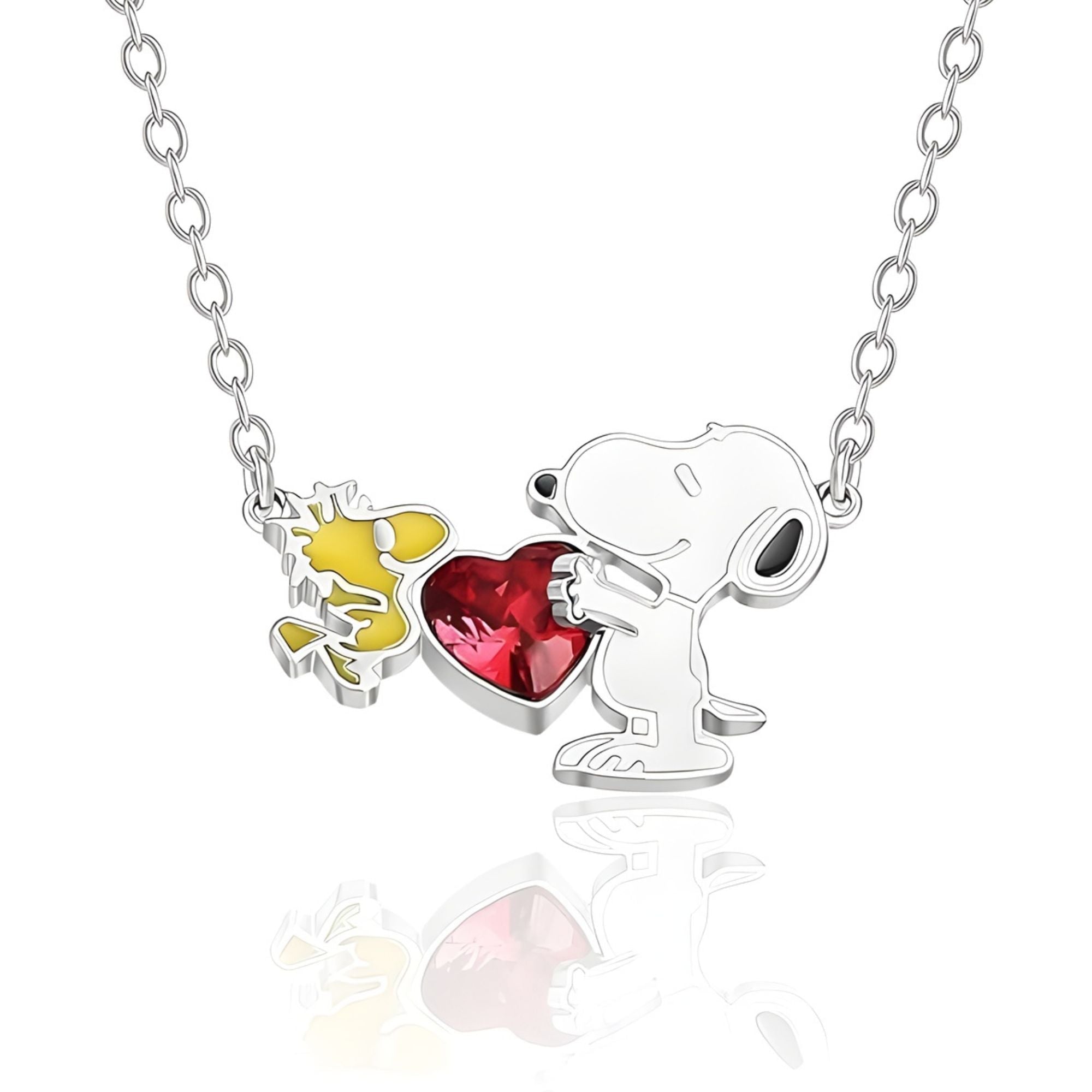 Collana Snoopy & Woodstock - Peanuts - VitaMea - NF00747SRPL-18.CS - Collana - 