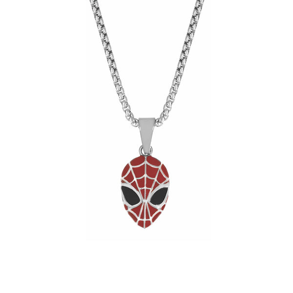 Collana Spider Man - Smalto Rosso e Nero - VitaMea