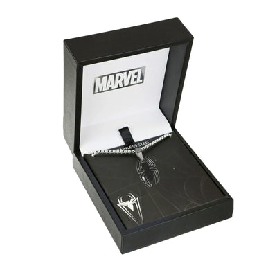 Collana Spider Man - Smalto Nero - VitaMea