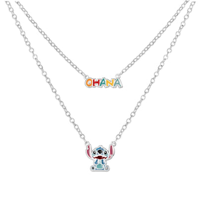 Collana Stitch "Ohana" - Disney - VitaMea - NF00874SL-16.CS - Collana - 