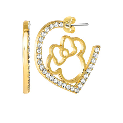 Orecchini a Cerchio Cuore Minnie Mouse - Disney - VitaMea - EF01521YRWL.CS - Orecchini - 