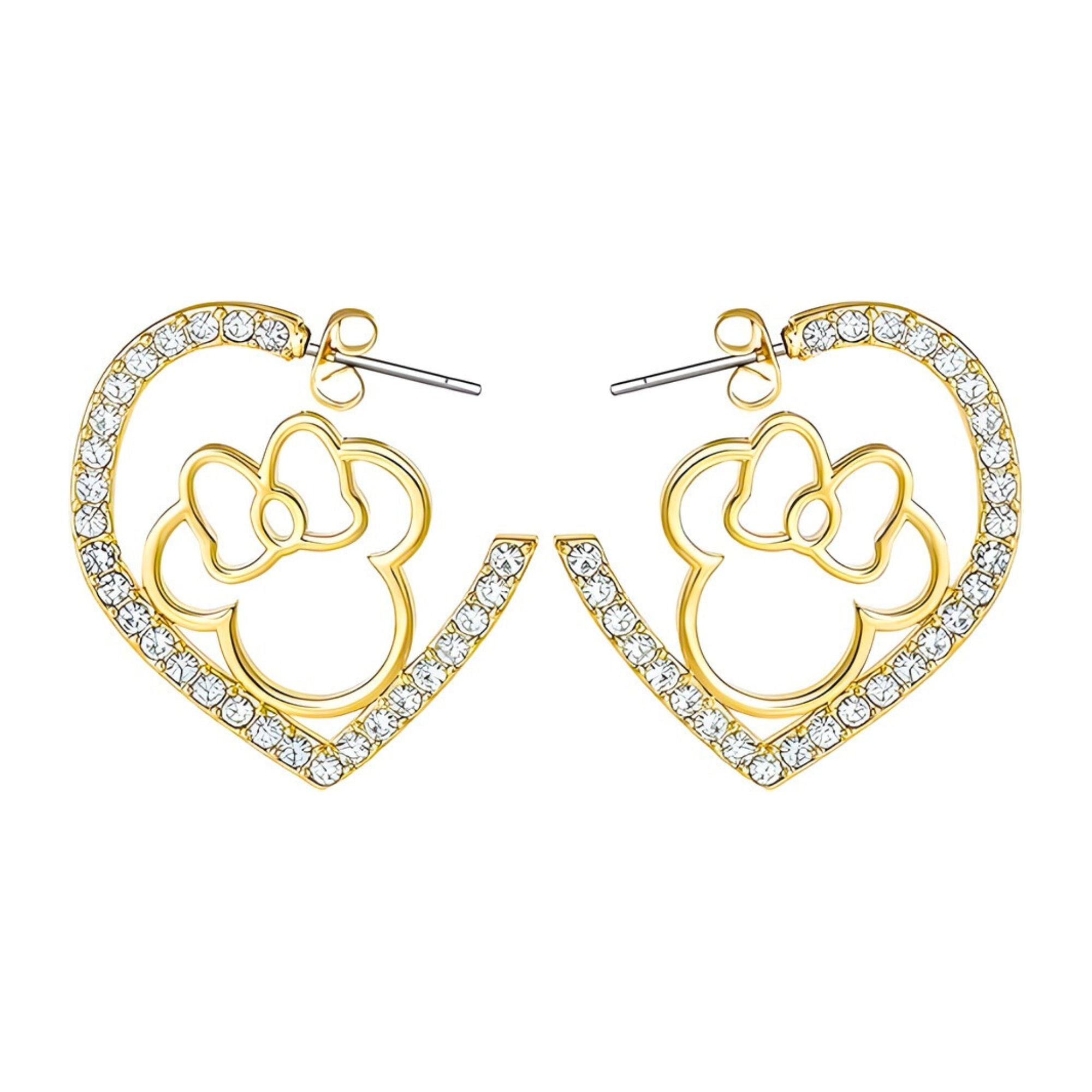 Orecchini a Cerchio Cuore Minnie Mouse - Disney - VitaMea - EF01521YRWL.CS - Orecchini - 