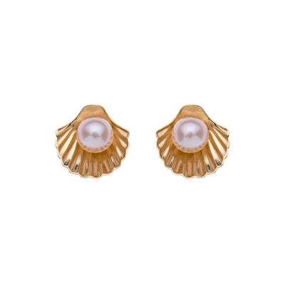 Orecchini Conchiglia con Perla - VitaMea