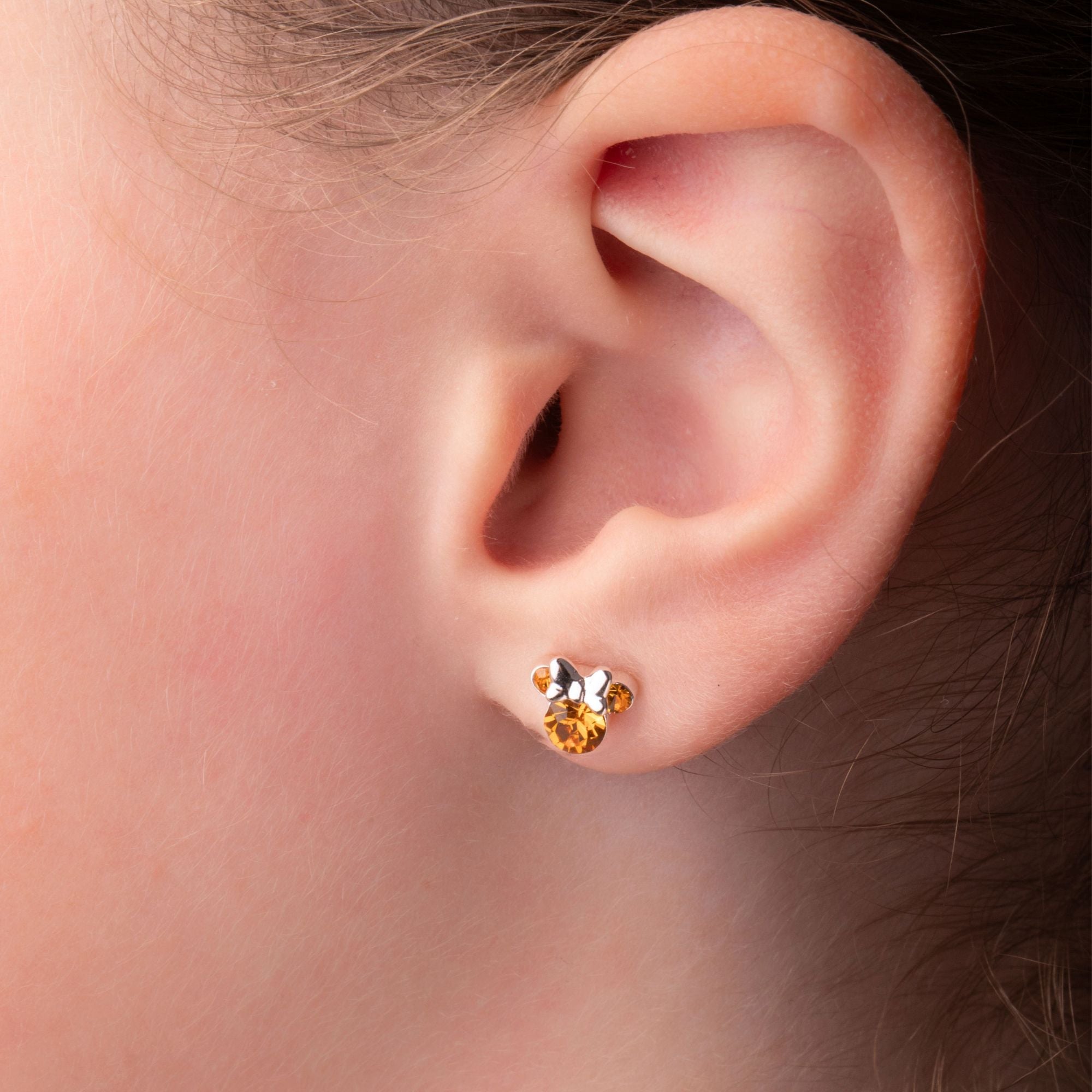 Orecchini Minnie Birthstones - Disney - VitaMea - EF00469SJULY.CS - Orecchini - Corallo