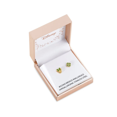 Orecchini Minnie con Quadrifoglio - Verde, Oro - VitaMea
