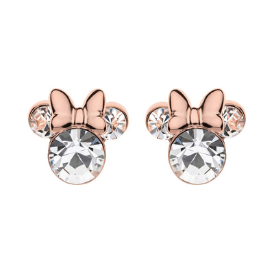 Orecchini Minnie Mouse con Cristalli Rose Gold - Disney - VitaMea - EF00469PAPRL.CS - Orecchini -