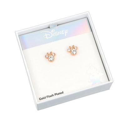 Orecchini Minnie Mouse con Cristalli Rose Gold - Disney - VitaMea - EF00469PAPRL.CS - Orecchini -