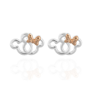 Orecchini Minnie Mouse Silhouette Bicolore - Disney - VitaMea - EF01463TPL.CS - Orecchini -