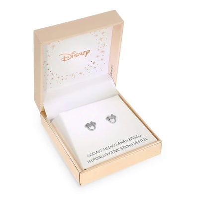 Orecchini Minnie - Argento Bow Silhouette - design cavo - VitaMea
