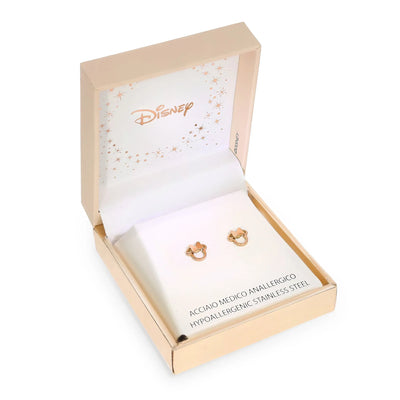 Orecchini Minnie - Oro Rosato Bow Silhouette - design cavo - VitaMea