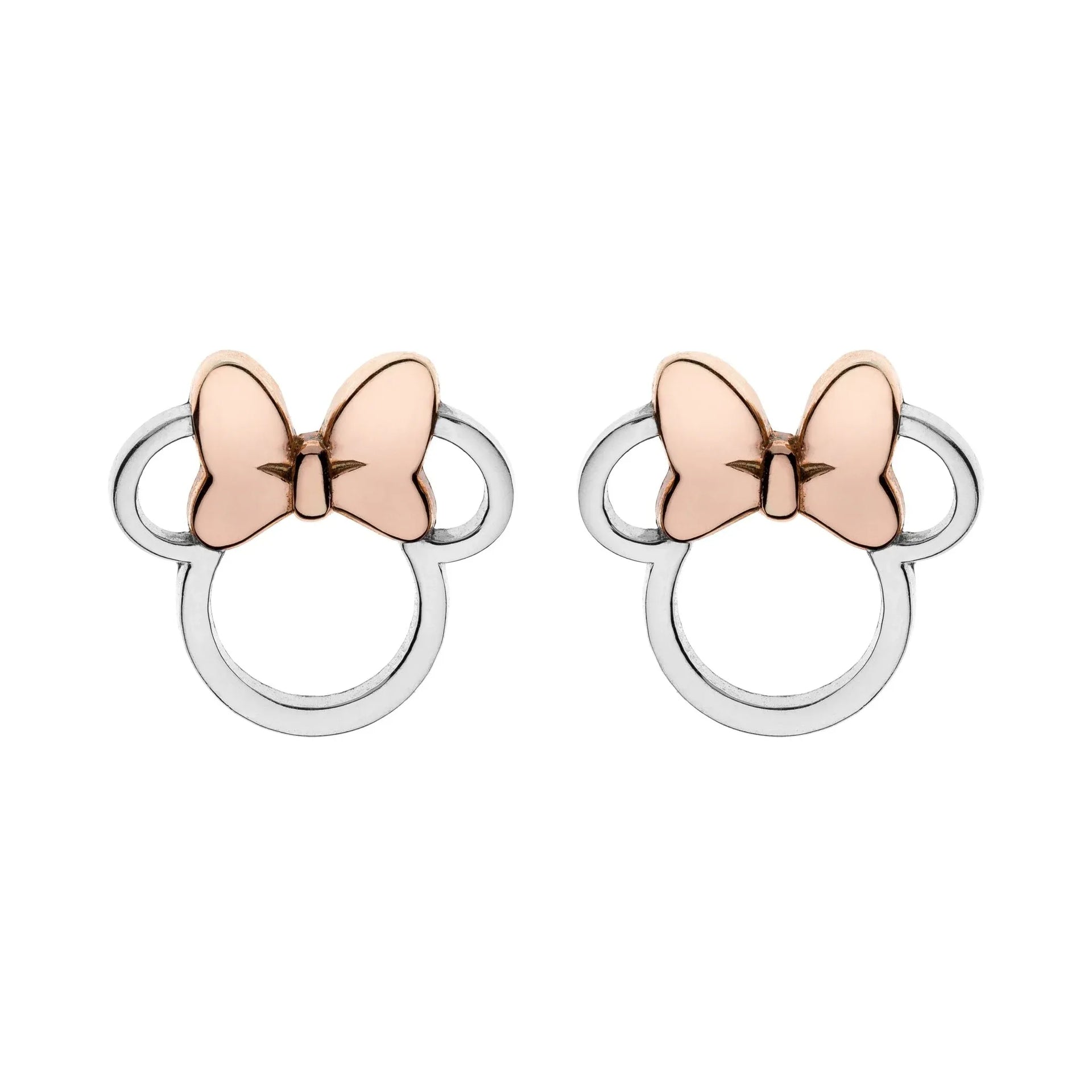Disney, Orecchini Scintillanti Mickey Mouse e Minnie Mouse | Argento Sterling 925 | Pandora
