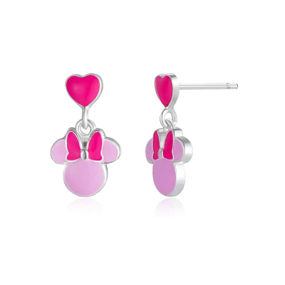 Orecchini Minnie Rosa - Baby - Cuore Fucsia - VitaMea