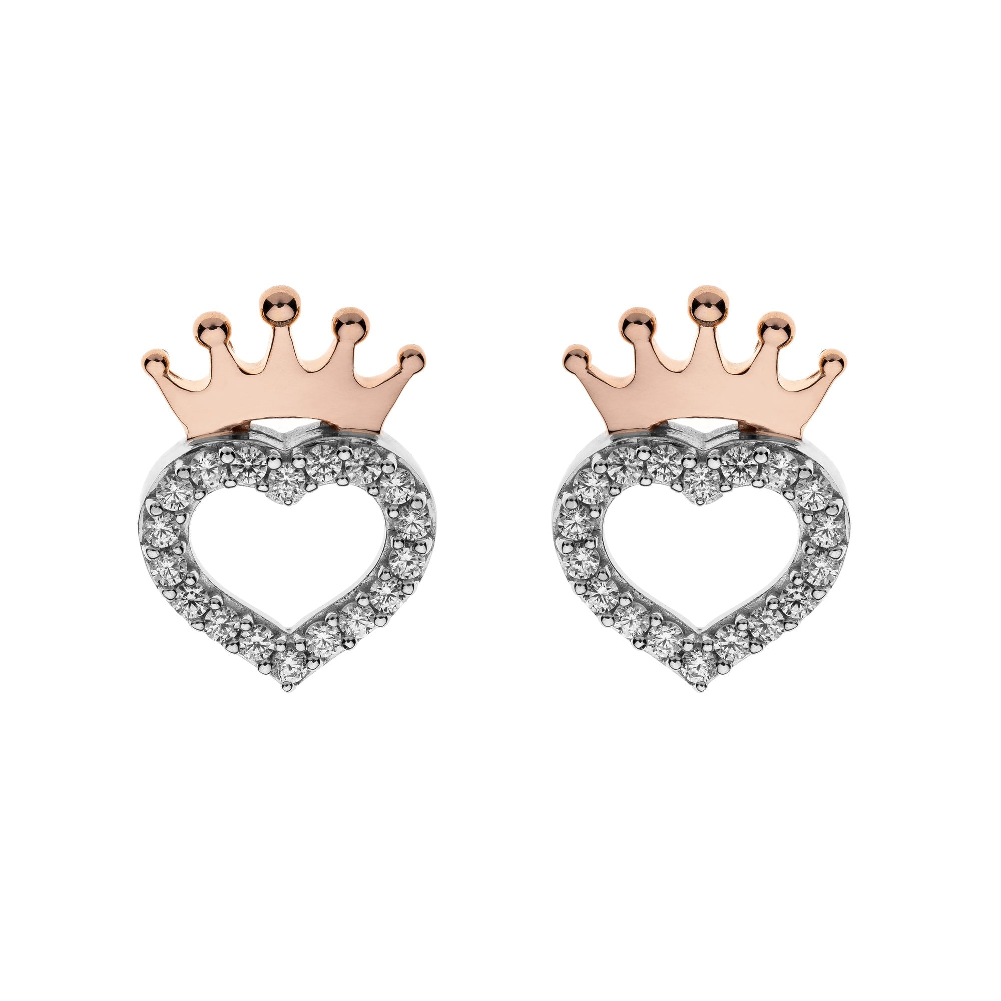 Orecchino Cuore e Corona - VitaMea - ES00005TZWL.CS - Orecchini - 