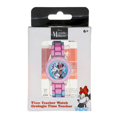 Orologio Time Teacher Minnie - Rosa, Blu - VitaMea
