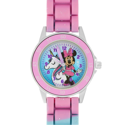 Orologio Time Teacher Minnie - Rosa, Blu - VitaMea